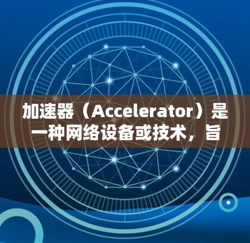 加速器（Accelerator）是一种网络设备或技术，旨在提高数据传输和处理的速度，通常用于优化网络性能。IP节点（IP Node）是指网络中与特定IP地址相关联的设备或位置