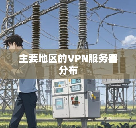 主要地区的VPN服务器分布