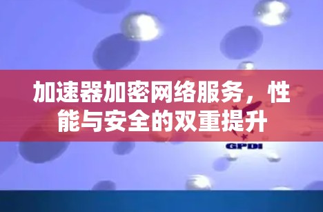加速器加密网络服务，性能与安全的双重提升