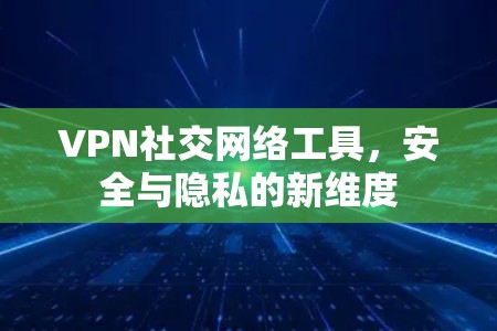 VPN社交网络工具，安全与隐私的新维度