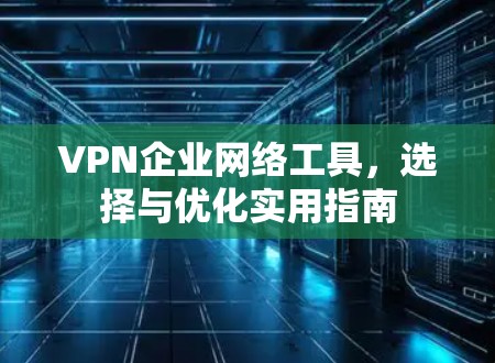 VPN企业网络工具，选择与优化实用指南