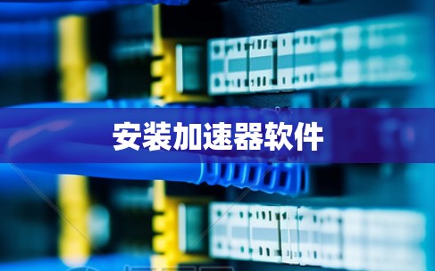 安装加速器软件