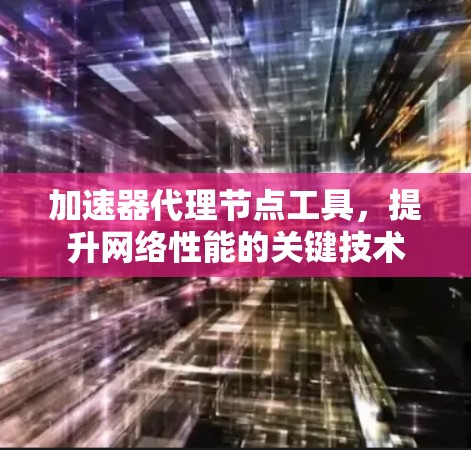 加速器代理节点工具，提升网络性能的关键技术