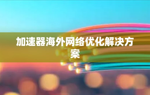加速器海外网络优化解决方案