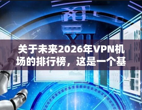 关于未来2026年VPN机场的排行榜,这是一个基于技术预测和行业趋势的假设性问题。VPN机场的排名通常会基于以下几个关键因素