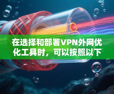 在选择和部署VPN外网优化工具时,可以按照以下步骤进行