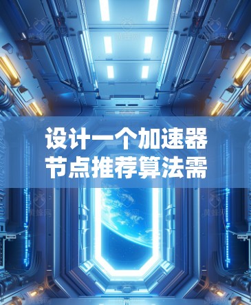 设计一个加速器节点推荐算法需要综合考虑多个因素，以下是一个逐步的解决方案