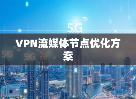 VPN流媒体节点优化方案