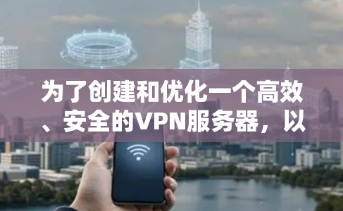 为了创建和优化一个高效、安全的VPN服务器，以下是一些关键步骤和建议