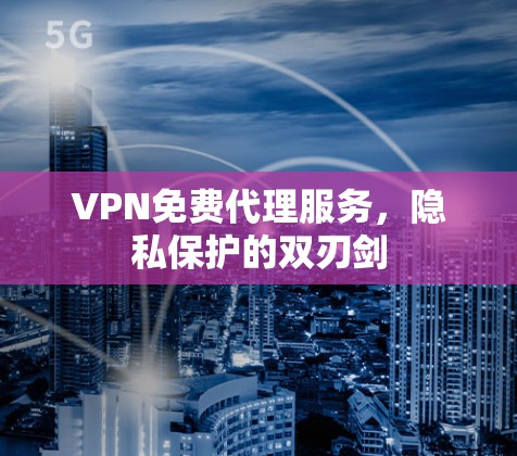 VPN免费代理服务，隐私保护的双刃剑
