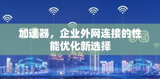 加速器,企业外网连接的性能优化新选择