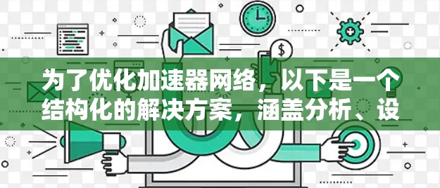 为了优化加速器网络，以下是一个结构化的解决方案，涵盖分析、设计、实施、监控和评估等多个方面