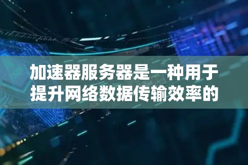 加速器服务器是一种用于提升网络数据传输效率的高性能网络设备，广泛应用于数据中心、云计算和高性能计算（HPC）环境。以下是关于加速器国际服务器的一些关键点
