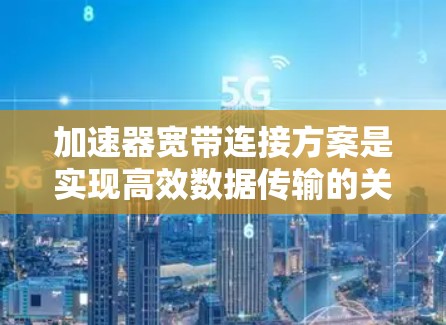 加速器宽带连接方案是实现高效数据传输的关键技术,涉及硬件、网络设备、软件协议以及接口设计等多个方面。以下是该方案的详细分析和总结