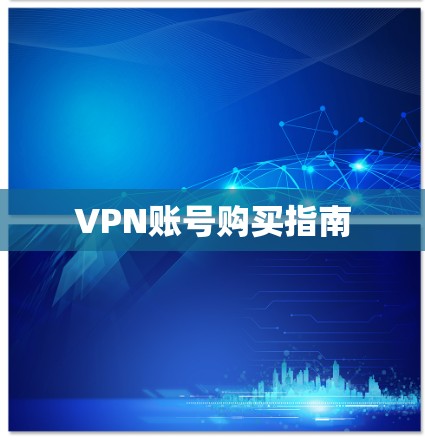 VPN账号购买指南