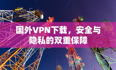 国外VPN下载，安全与隐私的双重保障