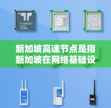 新加坡高速节点是指新加坡在网络基础设施建设中,特别是在高速互联网和数据传输领域的相关节点。这些节点通常包括光纤交换机、高速路由器以及数据中心等设施,旨在为用户提供高带宽、低延迟、稳定的网络服务