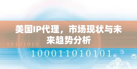 美国IP代理,市场现状与未来趋势分析 美国IP代理,市场现状与未来趋势分析