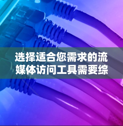 选择适合您需求的流媒体访问工具需要综合考虑您的需求、网络环境和安全性。以下是根据您的需求和考虑因素的分步建议