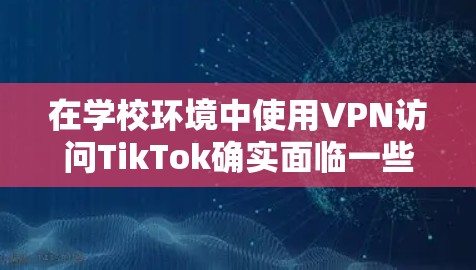 在学校环境中使用VPN访问TikTok确实面临一些挑战和风险。以下是针对该问题的分步建议