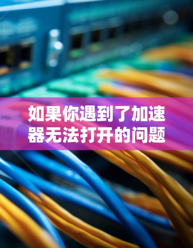 如果你遇到了加速器无法打开的问题，可以按照以下步骤逐步排查和解决