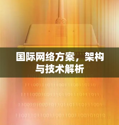 国际网络方案，架构与技术解析