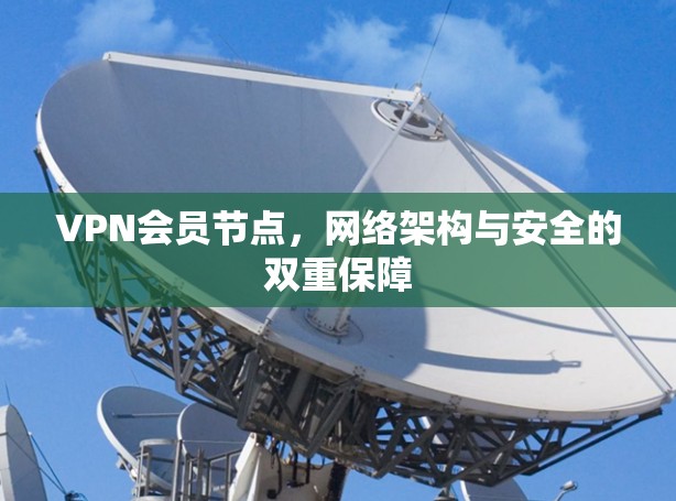 VPN会员节点,网络架构与安全的双重保障