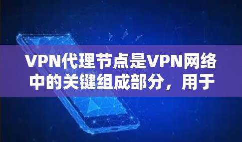 VPN代理节点是VPN网络中的关键组成部分，用于中转数据，提供安全性和隐私保护。以下是对VPN代理节点的详细分析