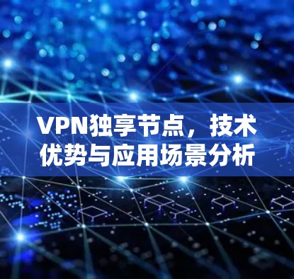 VPN独享节点，技术优势与应用场景分析
