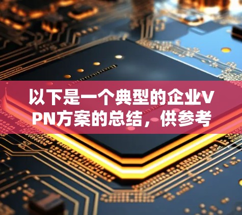 以下是一个典型的企业VPN方案的总结,供参考 以下是一个典型的企业VPN方案的总结,供参考