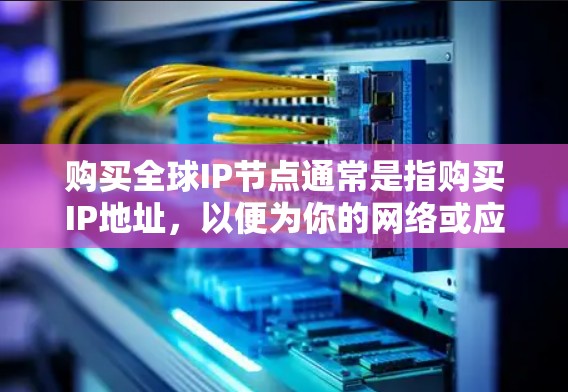 购买全球IP节点通常是指购买IP地址,以便为你的网络或应用分配一个唯一的互联网协议地址。以下是一些关于购买全球IP节点的关键点和信息