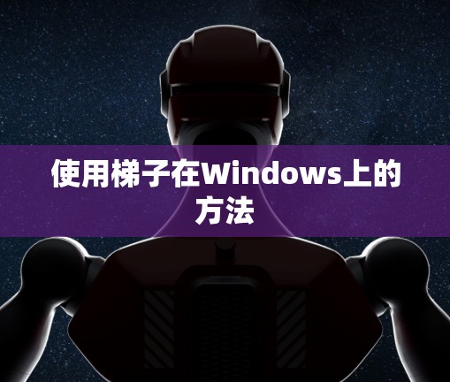使用梯子在Windows上的方法