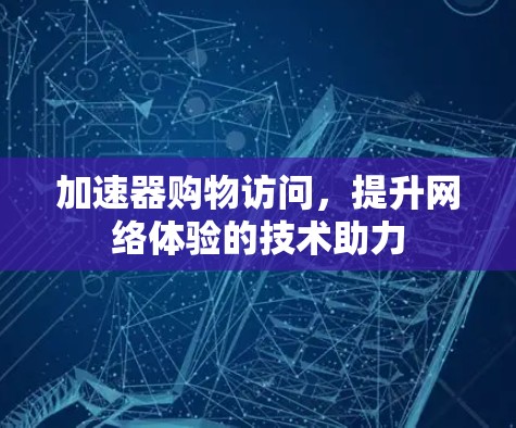 加速器购物访问,提升网络体验的技术助力