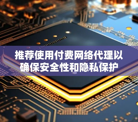 推荐使用付费网络代理以确保安全性和隐私保护