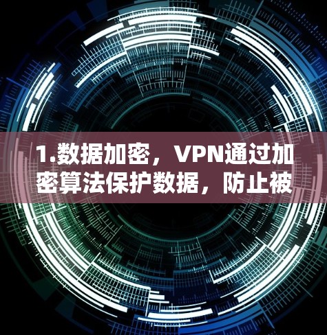 1.数据加密,VPN通过加密算法保护数据,防止被截获或篡改 1.数据加密,VPN通过加密算法保护数据,防止被截获或篡改