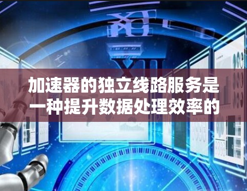 加速器的独立线路服务是一种提升数据处理效率的技术，通过多个独立处理单元并行处理不同任务，显著提高整体性能。以下是对该技术的详细分析