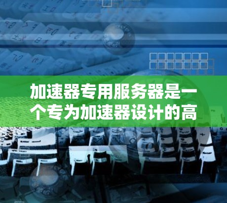 加速器专用服务器是一个专为加速器设计的高性能服务器，旨在优化数据处理和传输效率。以下是对该服务器的详细分析