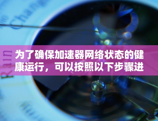 为了确保加速器网络状态的健康运行,可以按照以下步骤进行检测和维护