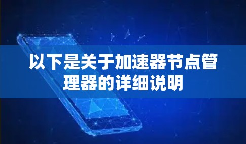 以下是关于加速器节点管理器的详细说明