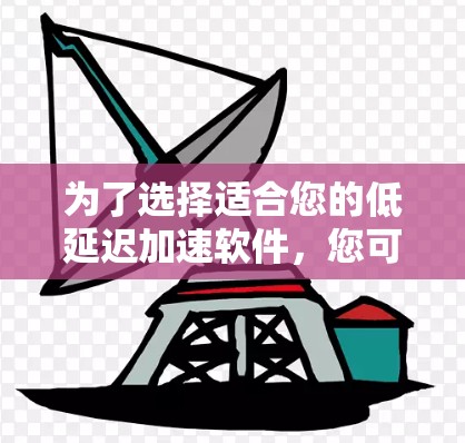 为了选择适合您的低延迟加速软件，您可以按照以下步骤进行