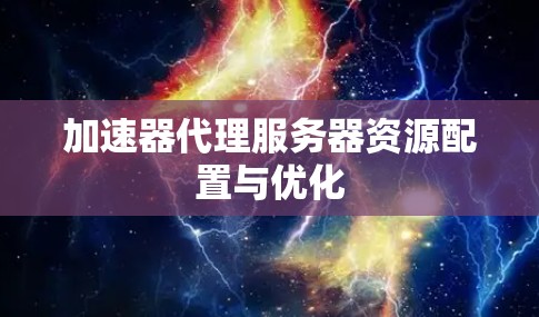 加速器代理服务器资源配置与优化