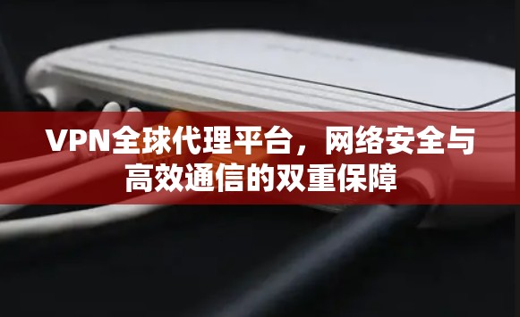 VPN全球代理平台，网络安全与高效通信的双重保障