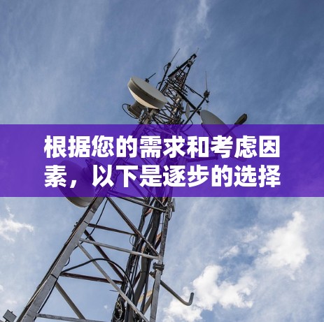根据您的需求和考虑因素，以下是逐步的选择建议