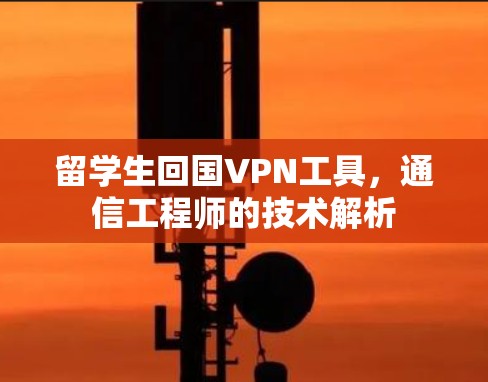 留学生回国VPN工具,通信工程师的技术解析 留学生回国VPN工具,通信工程师的技术解析