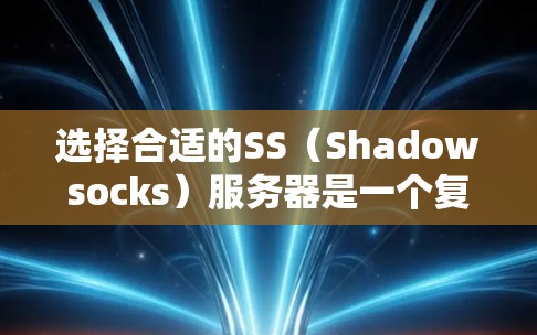 选择合适的SS(Shadowsocks)服务器是一个复杂的过程,涉及多个方面的考量。以下是对各个因素的详细分析和建议,帮助您做出明智的选择