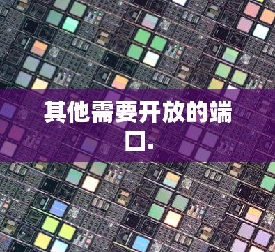 其他需要开放的端口.