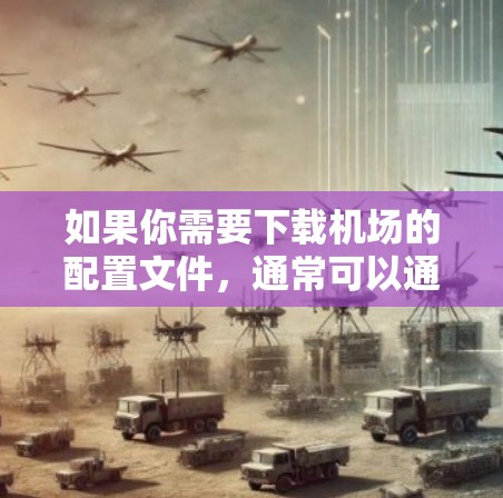 如果你需要下载机场的配置文件,通常可以通过以下步骤完成
