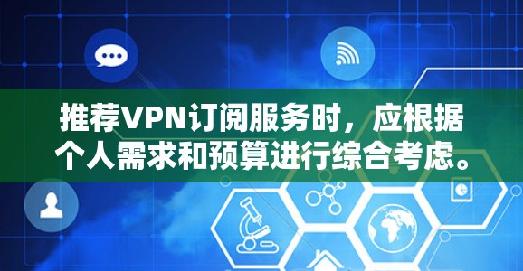 推荐VPN订阅服务时,应根据个人需求和预算进行综合考虑。以下是几家知名VPN服务的特点和适用场景