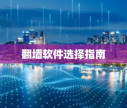 翻墙软件选择指南