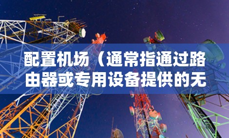 配置机场(通常指通过路由器或专用设备提供的无线网络)是为了为多个设备提供稳定、安全的网络连接。以下是一些常见的机场配置文件教程和指南,涵盖了从安装到优化的全过程